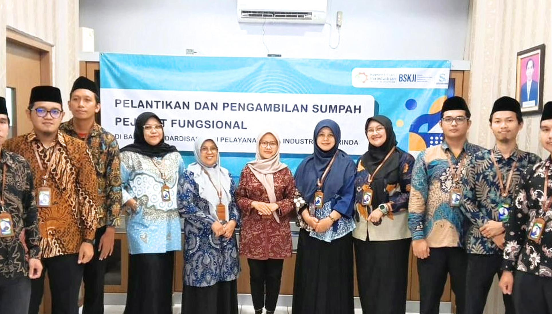 Pelantikan dan Pengambilan SUmpah Jabatan Fungsional Terntentu di BSPJI Samarinda
